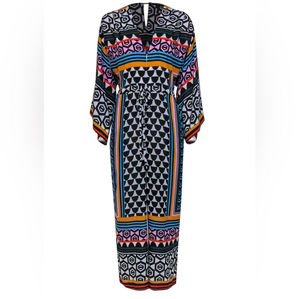 BCBGmaxazria multicolor patterned wide-leg jumpsuit
